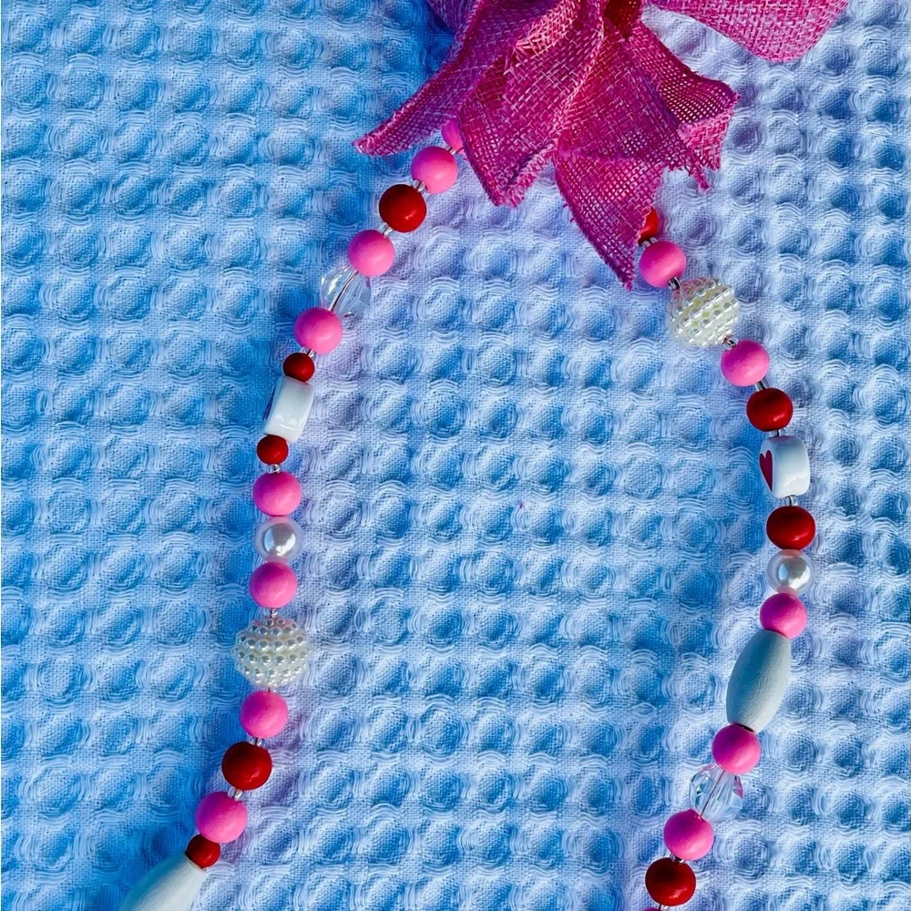 Valentine Beaded Garland